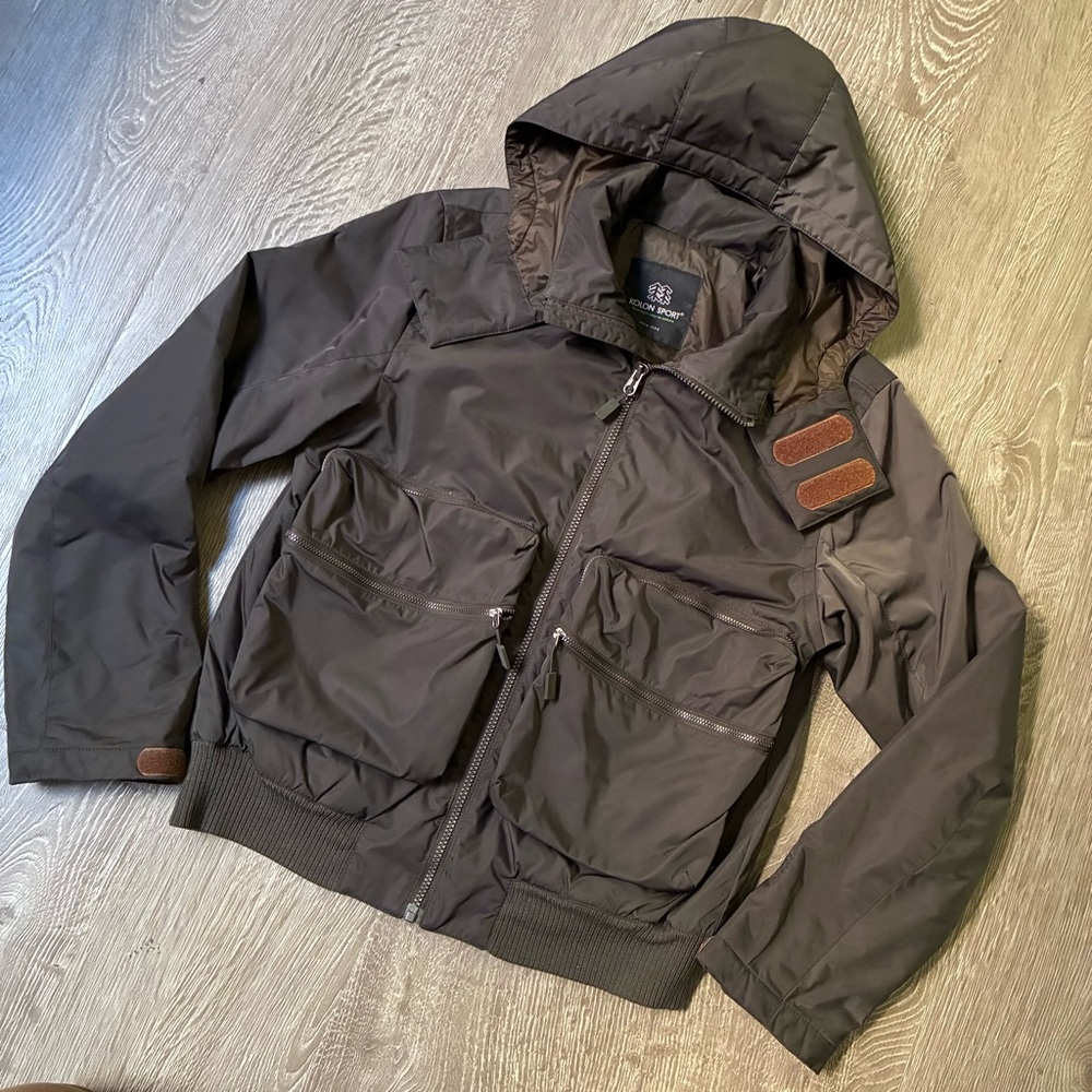 Kolon Sport FW12 Men’s Down Hooded Jacket w/ Detachable Pockets Size S